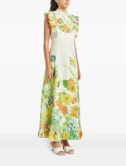 Alemais Constance Midi Dress Multi Size 12 for rent on The Volte - image 5