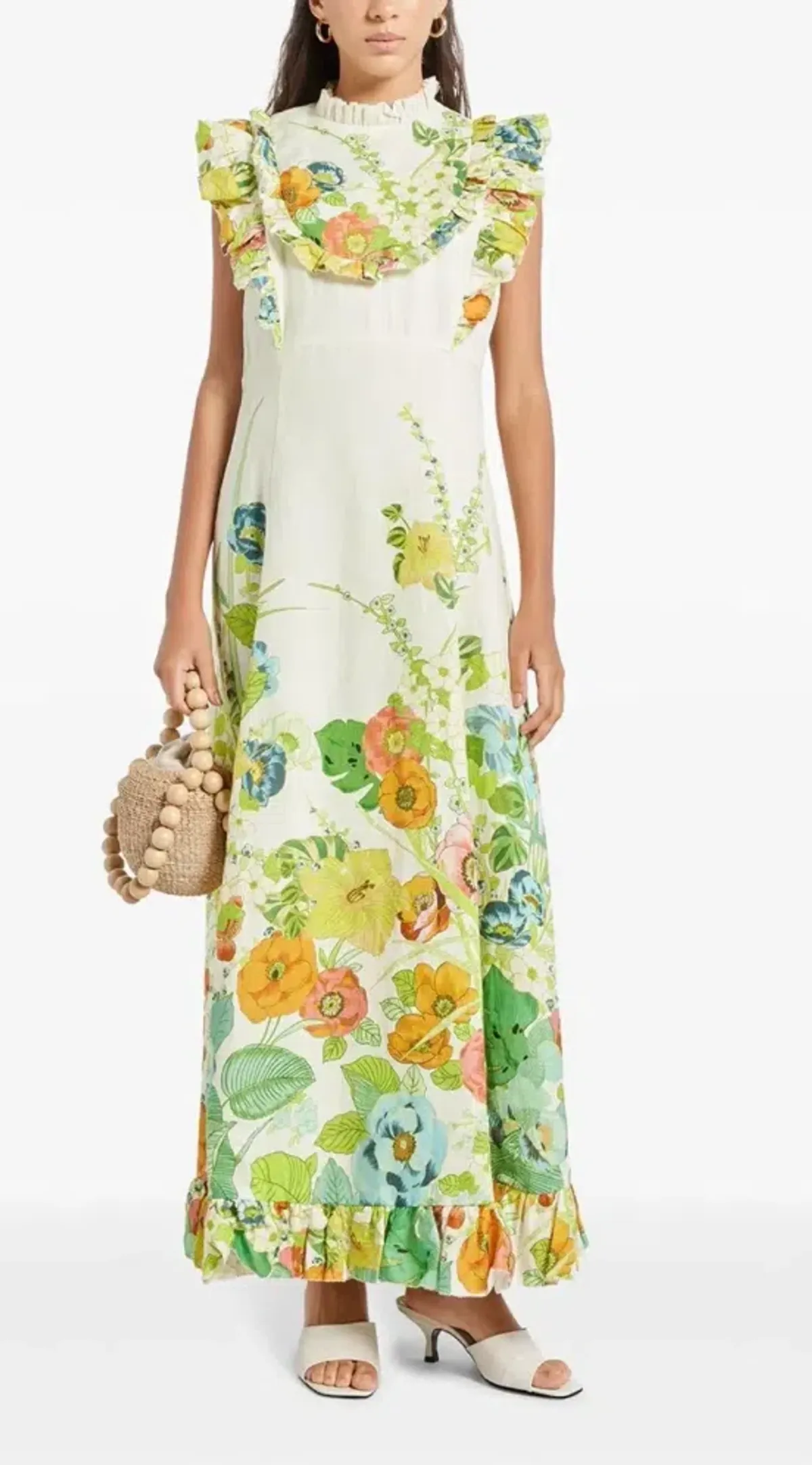 Alemais Constance Midi Dress Multi Size 6 - Image 2