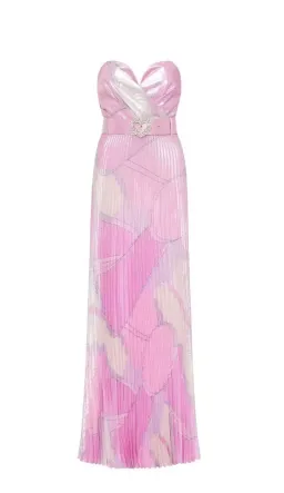 REBECCA VALLANCE SAMAR STRAPLESS GOWN SIZE 10 for rent on The Volte - image 4