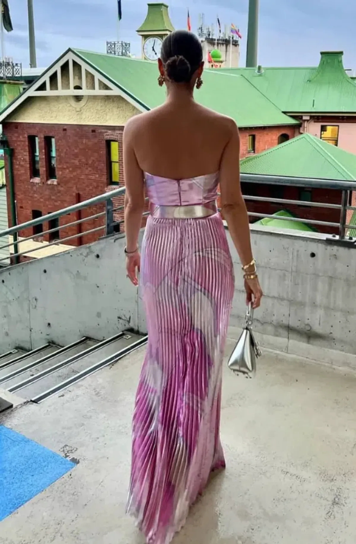 REBECCA VALLANCE SAMAR STRAPLESS GOWN SIZE 10 - Image 2