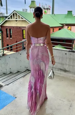 REBECCA VALLANCE SAMAR STRAPLESS GOWN SIZE 10 for rent on The Volte - image 2