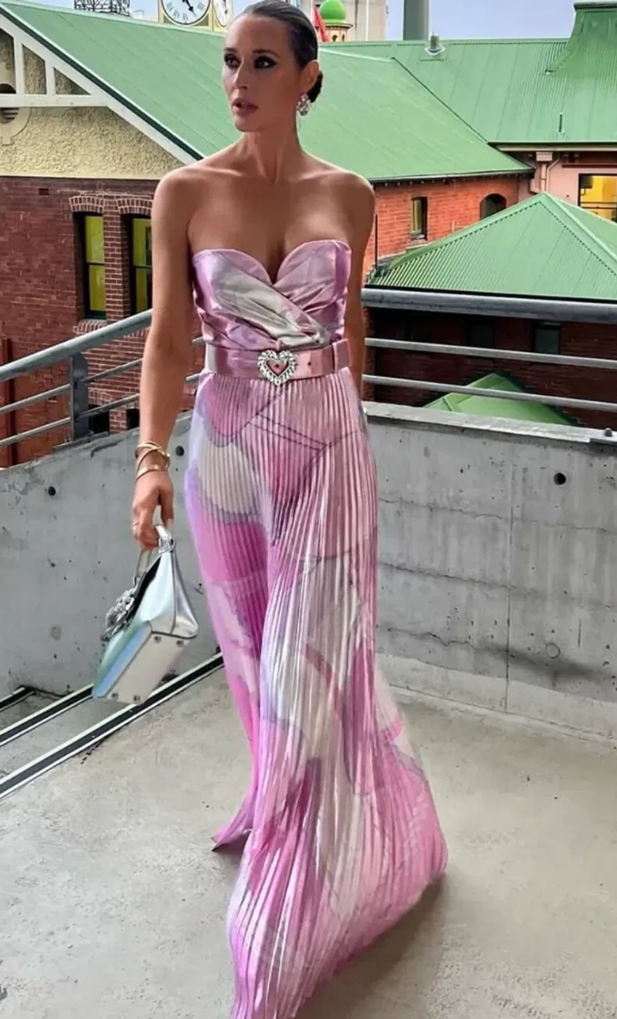 REBECCA VALLANCE SAMAR STRAPLESS GOWN SIZE 10 - Image 1