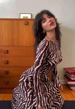 Realisation Par Gia Dress in Animal - Size Small for rent on The Volte - image 2