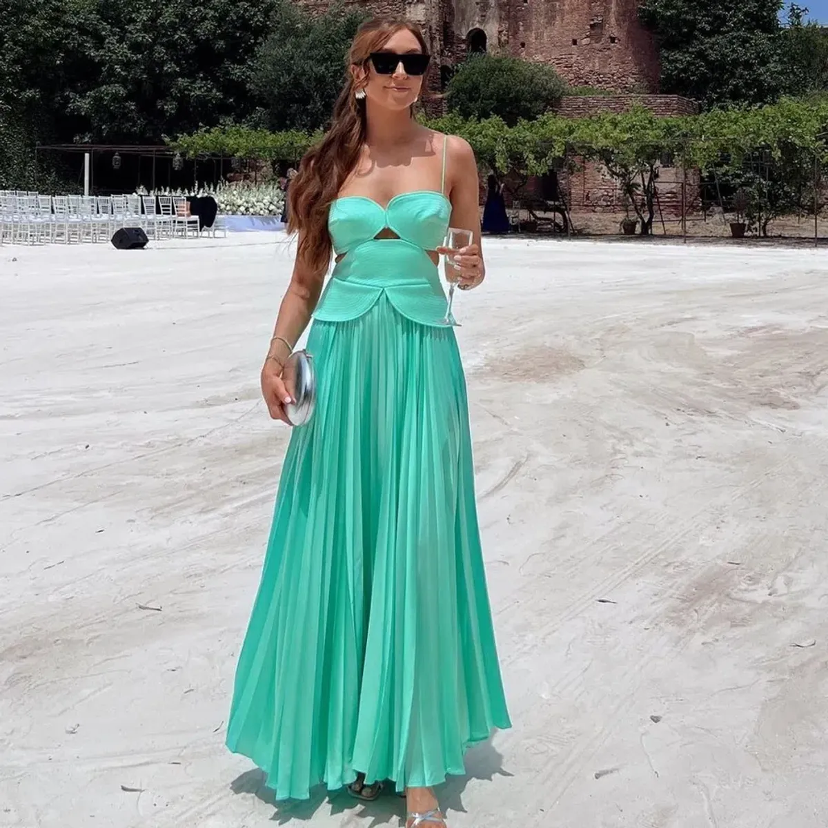 Acler Atholton Midi Dress Arctic Mint Size AU 8  - Image 4