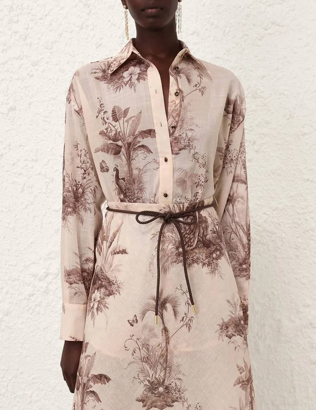 ZIMMERMANN WAVERLEY BIAS MIDI SKIRT & BUTTON UP SHIRT - Image 3