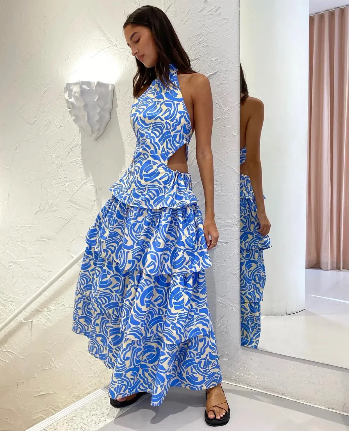 Coco & Lola - Ambra Maddalena Halter Neck Gown - Image 3