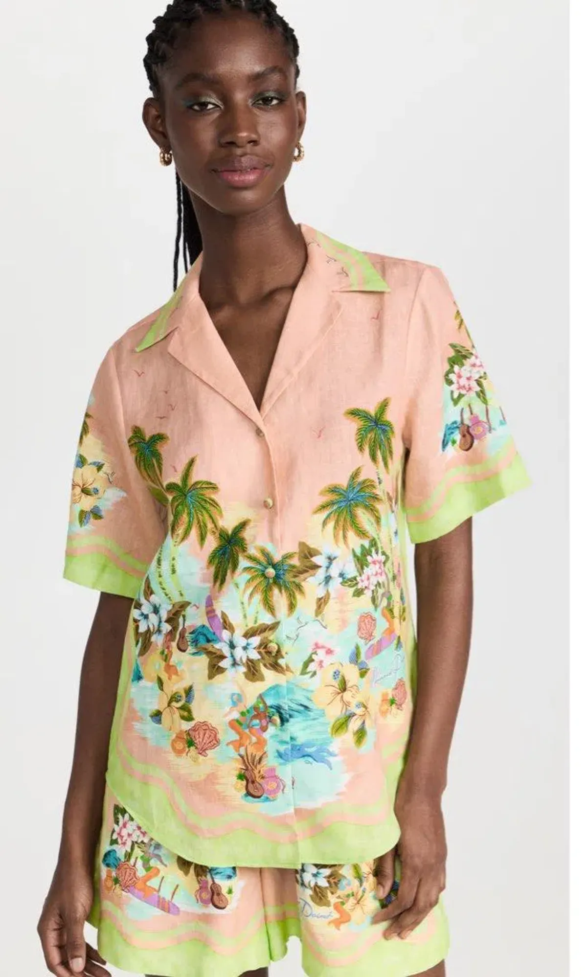 ALEMAIS MERMAID POINT SHIRT AND SHORT SET SIZE 8 - Image 2