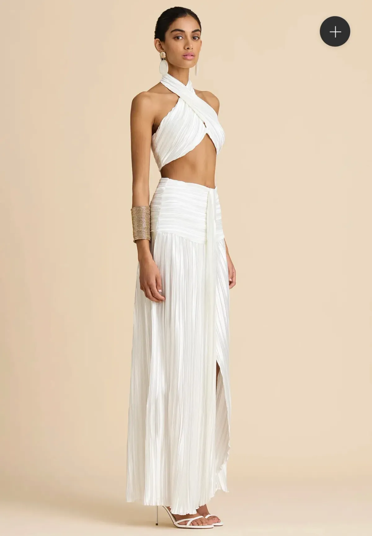 Gia Plisse Set - ivory - Image 3