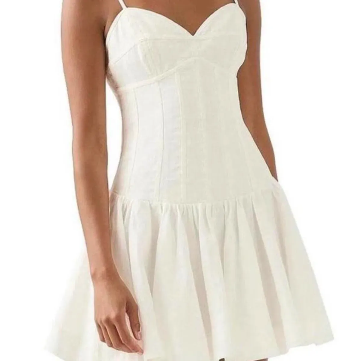 Aje white corset mini dress  - Image 1