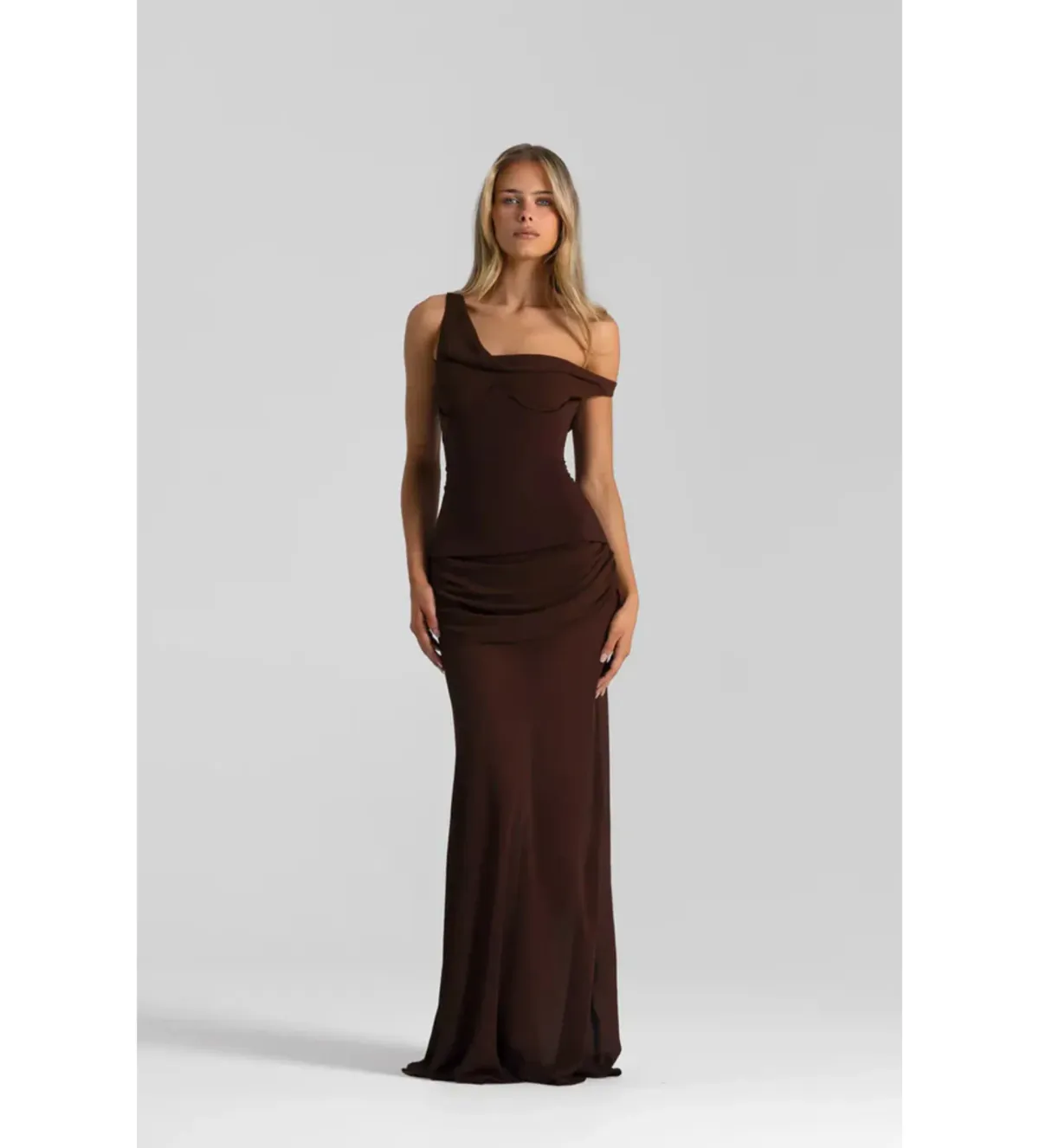 Natalie Rolt Cadence Gown in Espresso Size 2/AU10 - Image 1