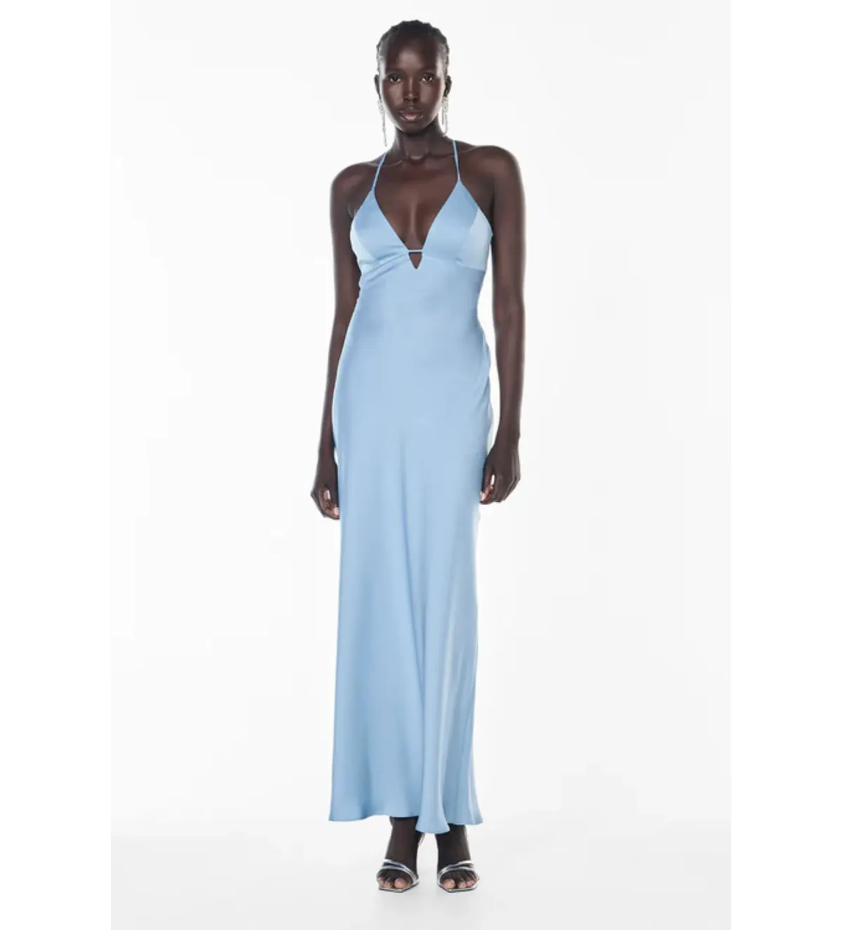 Manning Cartell Time to Shine Slip Dress in Powder Blue Size AU10 - Image 1