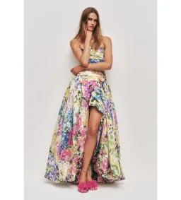 Aje Dahlia Gown in Lavandula Size AU4 for rent on The Volte - image 1