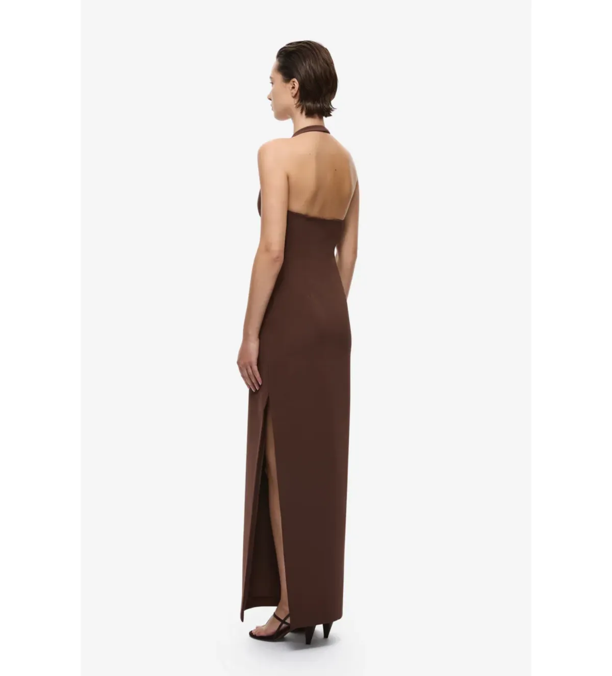 Misha Alusia Dress in Chocolate Size XXS/AU4  - Image 3