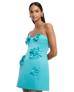 Leo Lin Rosario Petal Bustier Mini Dress Size 10 for rent on The Volte - image 3