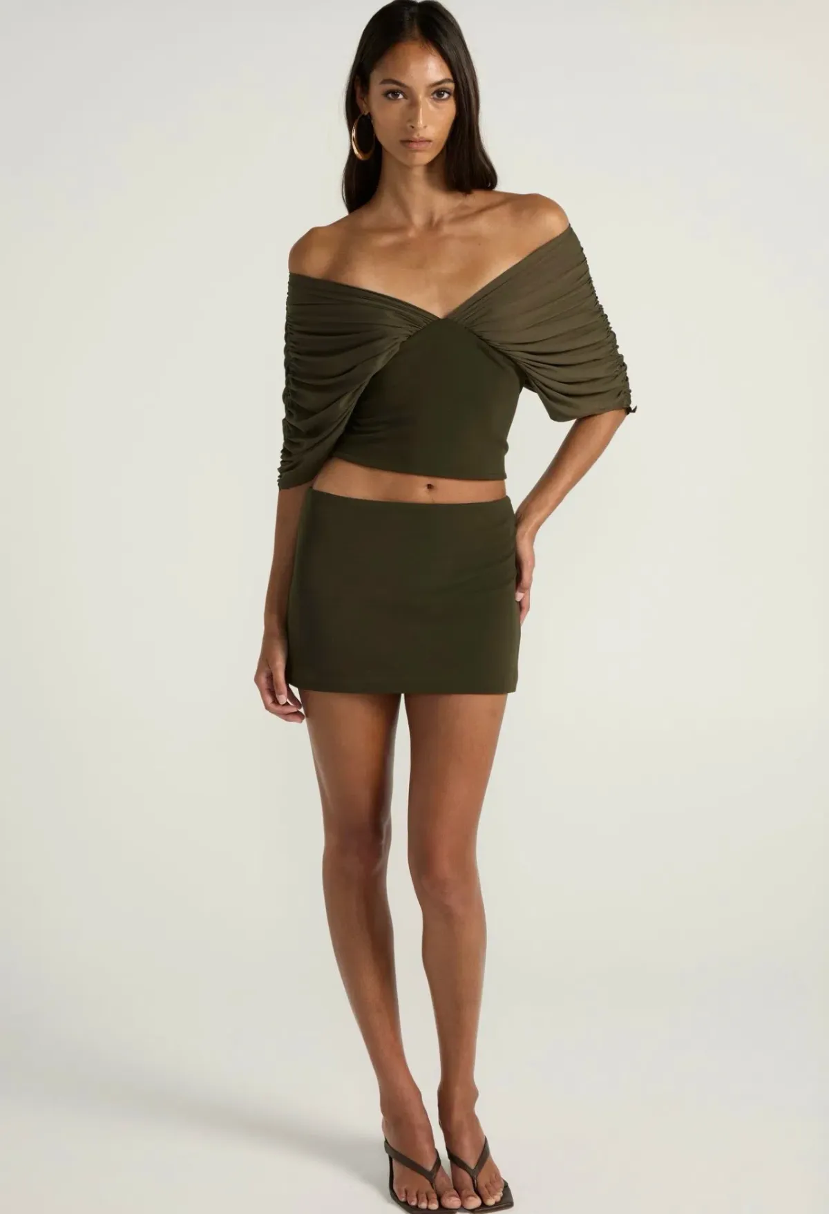 Ance Gria - Neve Mini Set in Olive Size S - Image 1