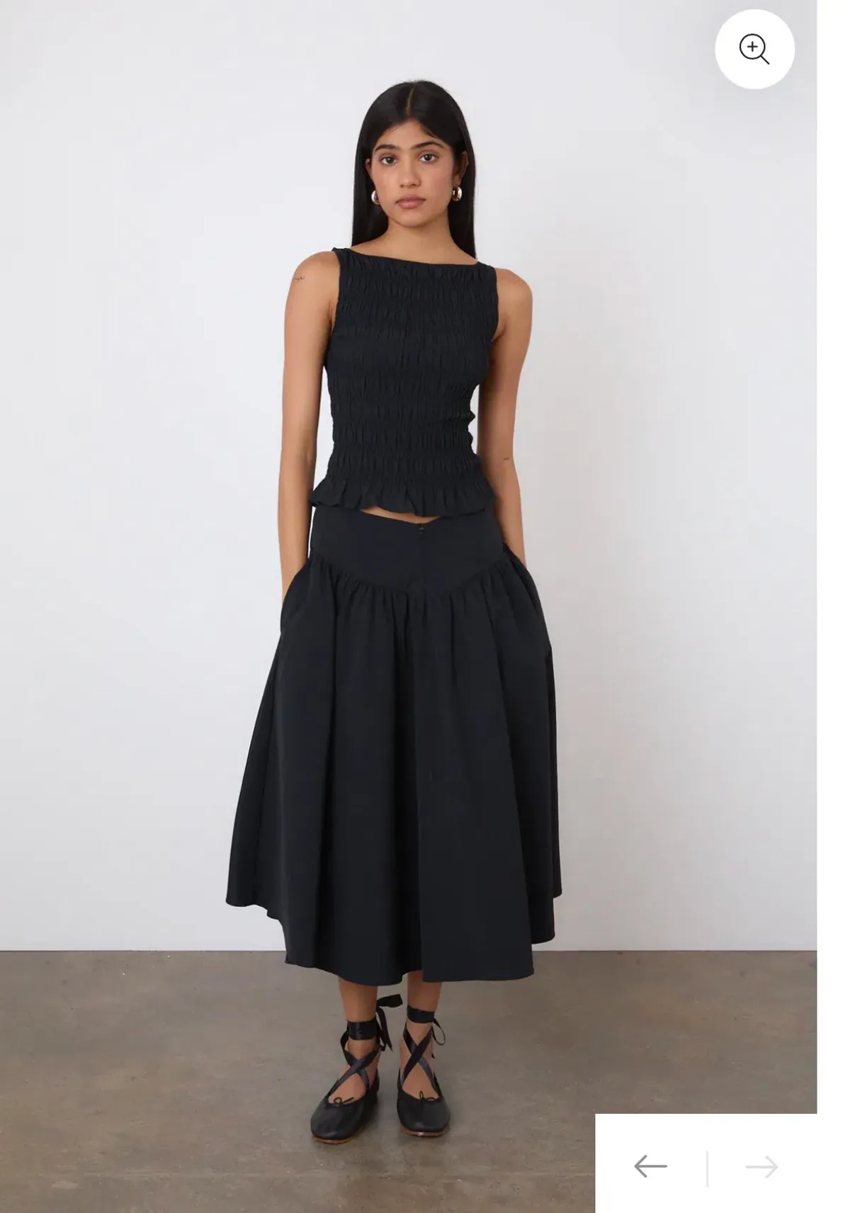 Peachy Den Deba Set in Black - Size Small - Image 3
