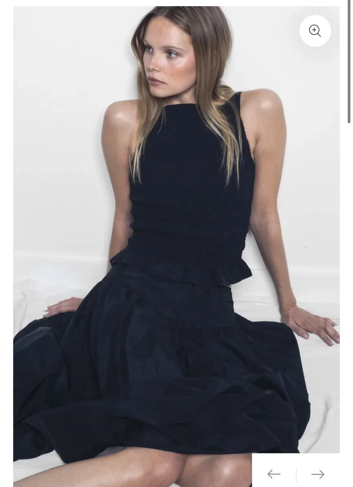 Peachy Den Deba Set in Black - Size Small - Image 1