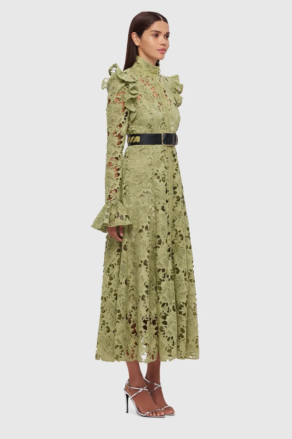Leo Lin Aliya Lace Midi Dress - Image 5