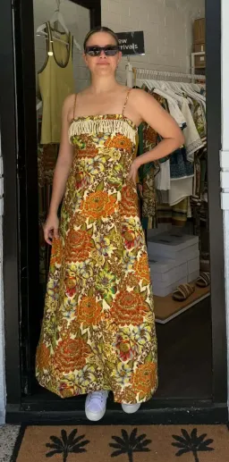 ALEMAIS LANA SQUARE DAY DRESS SIZE 14 for rent on The Volte - image 2