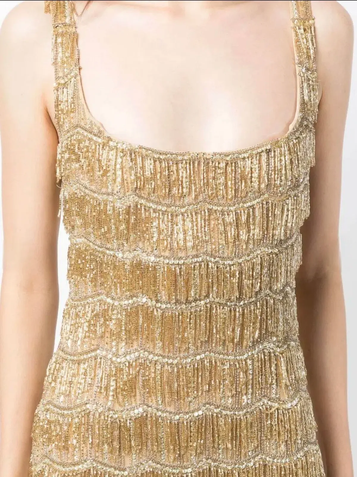 Rachel Gilbert Sadie Gown Gold 4/AU14 - Image 6