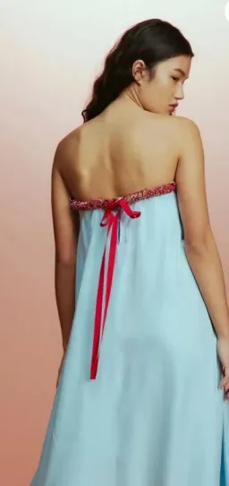 Alemais Orion Gown Sky Blue Size 12  for rent on The Volte - image 2