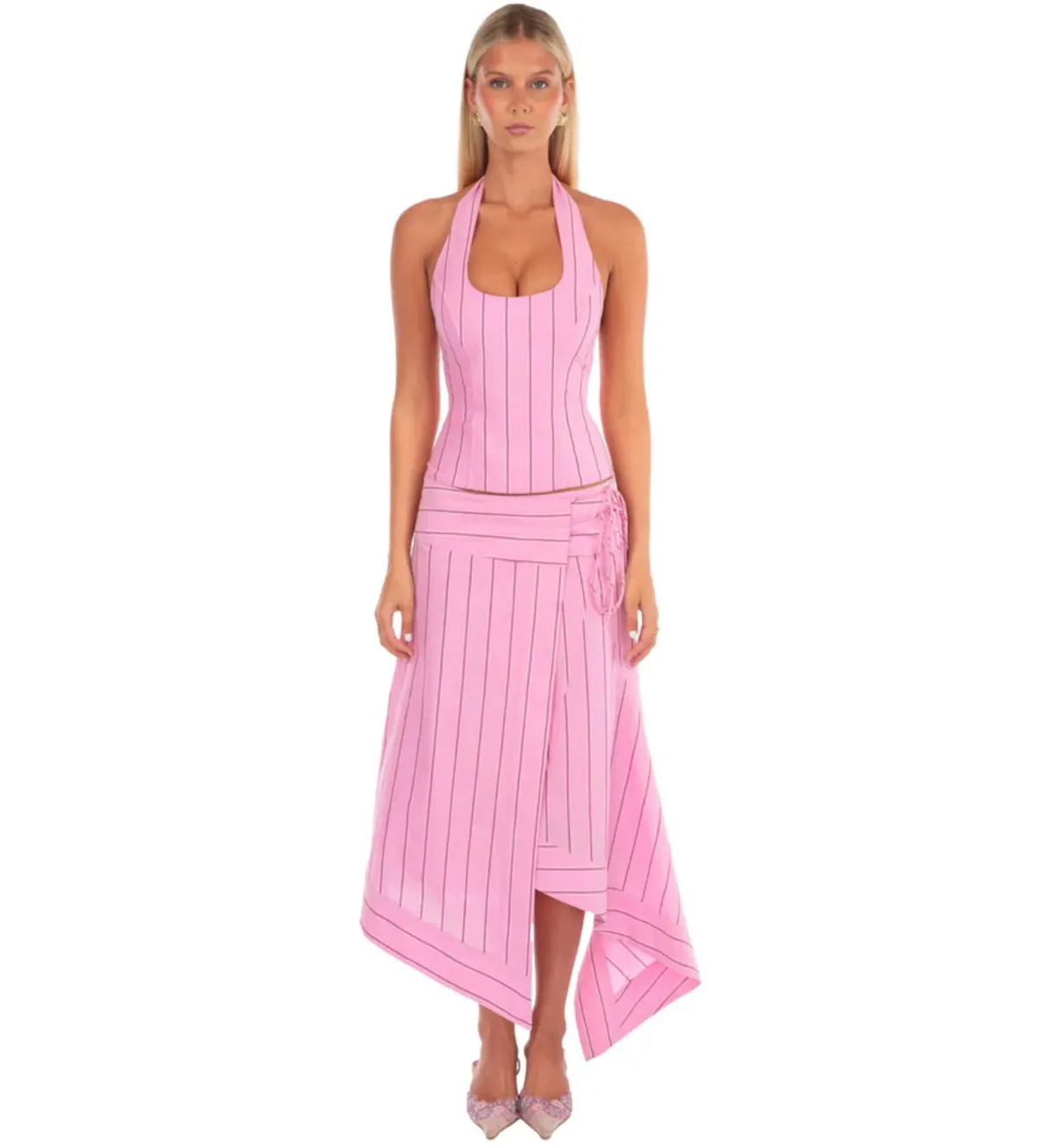 I Am Delilah Sabrina Set in Sangria Size XS/AU6 - Image 1