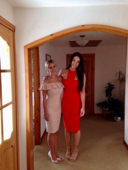 Alex Perry Piper Dress Orange Size 10 for rent on The Volte - image 2