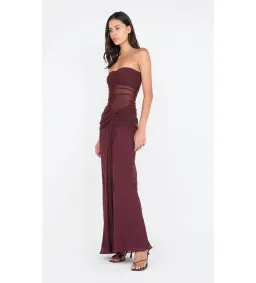 Bec & Bridge Noemi Strapless Gown in Plum Size AU6 for rent on The Volte - image 3