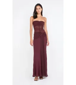 Bec & Bridge Noemi Strapless Gown in Plum Size AU6 for rent on The Volte - image 1