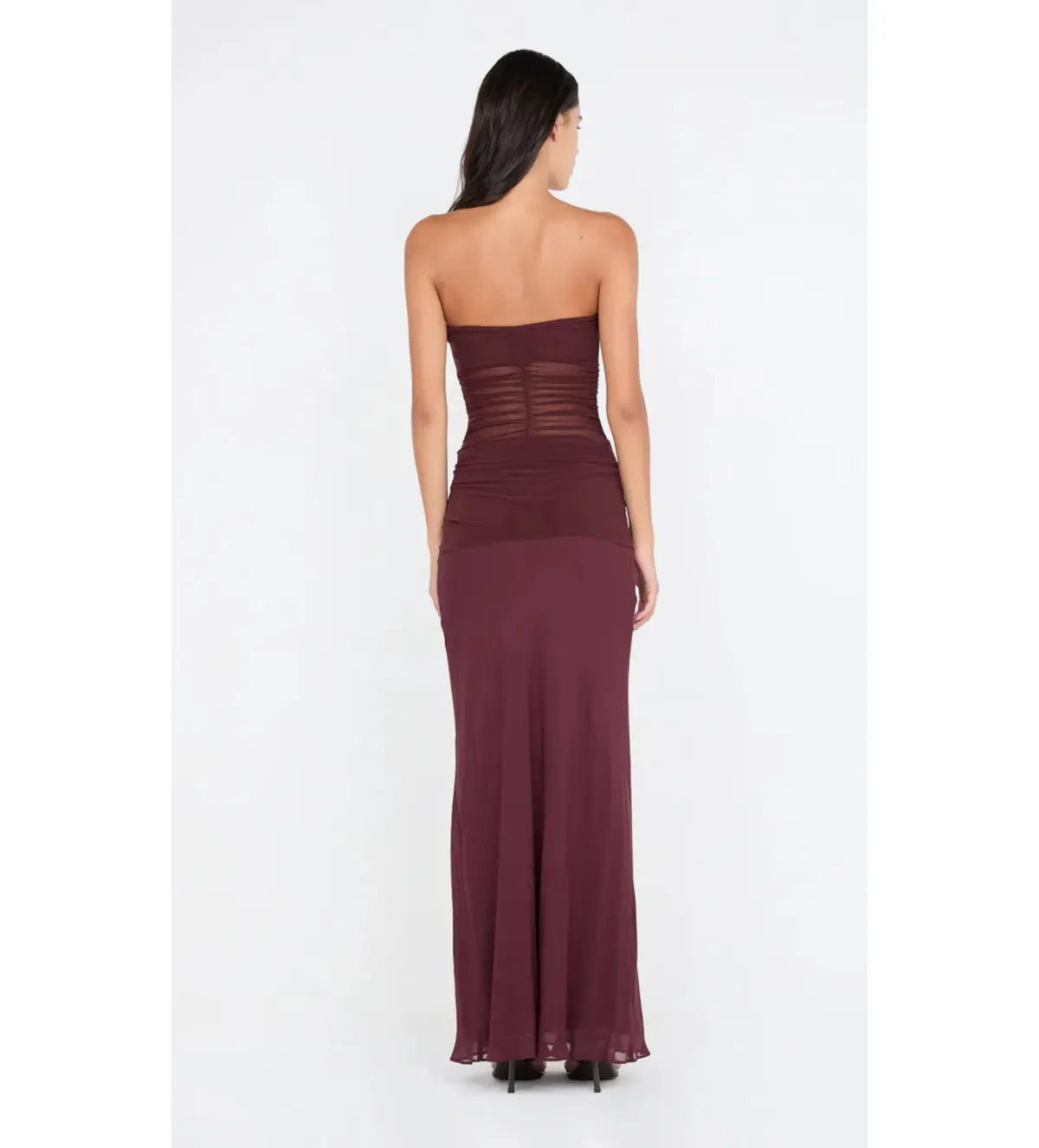 Bec & Bridge Noemi Strapless Gown in Plum Size AU6 - Image 2