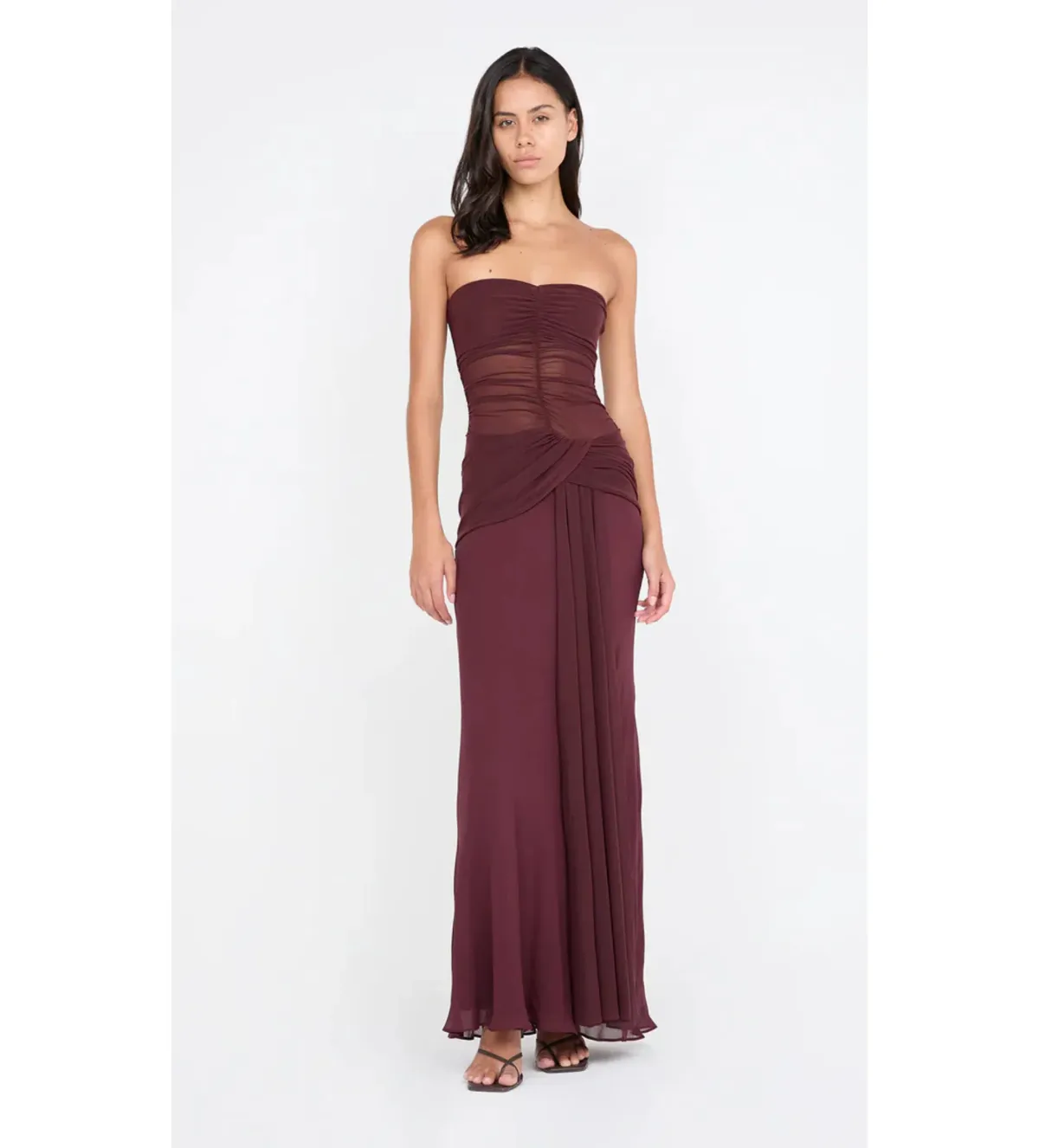 Bec & Bridge Noemi Strapless Gown in Plum Size AU8 - Image 1