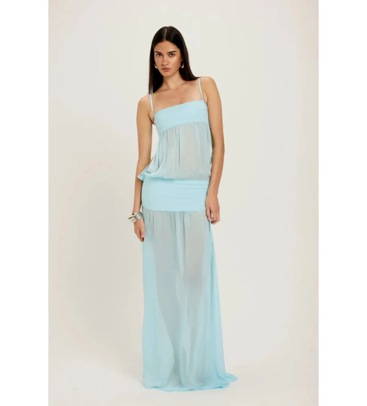 Ance Gria Romeo Gown in Aqua Size XS/AU6 - Image 1