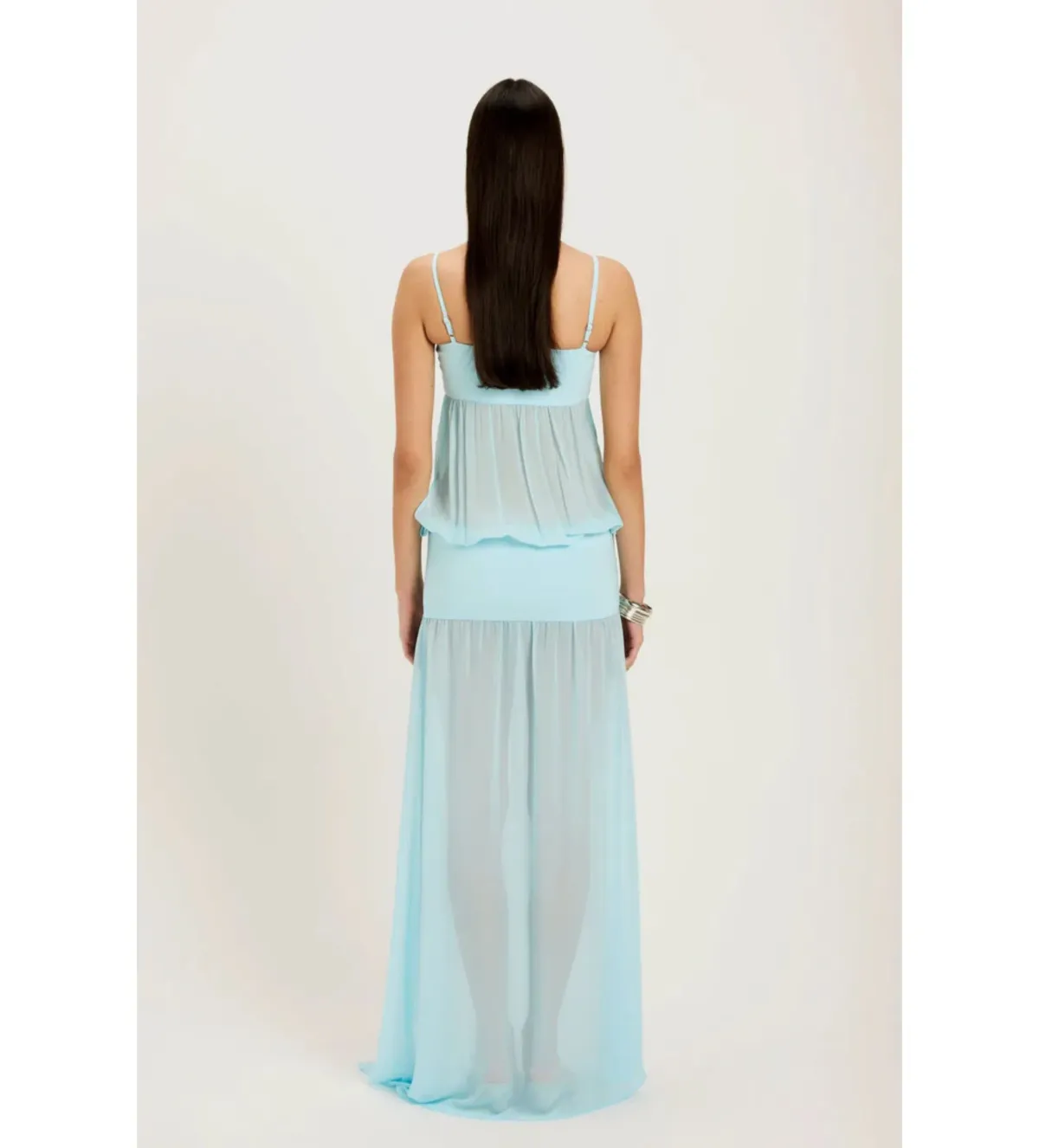 Ance Gria Romeo Gown in Aqua Size XS/AU6 - Image 2