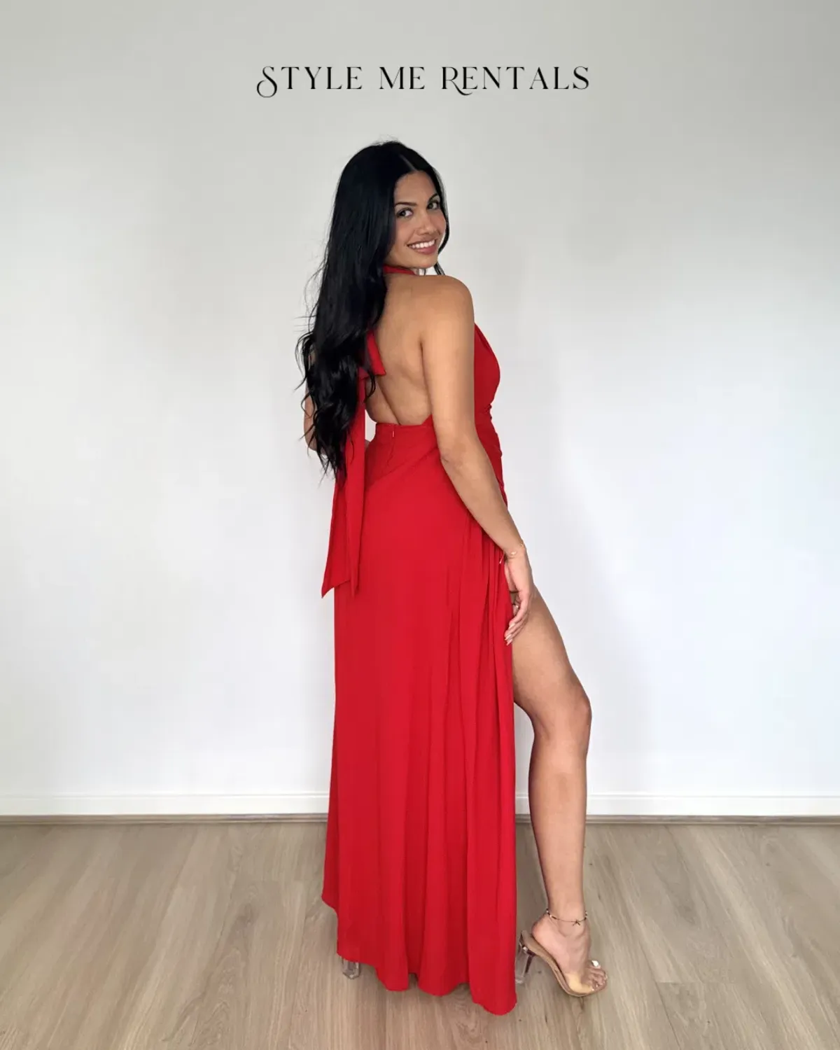 Calia Collection Antonia Maxi Dress Red Size 10 - Image 3