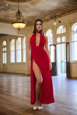 Calia Collection Antonia Maxi Dress Red Size 10 for rent on The Volte - image 1