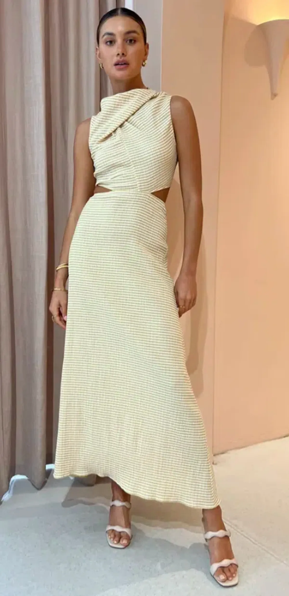 One Fell Swoop Bijoux Maxi Dress in Calipo - Image 1