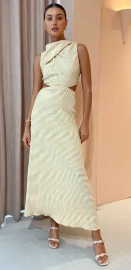 One Fell Swoop Bijoux Maxi Dress in Calipo for rent on The Volte - image 1