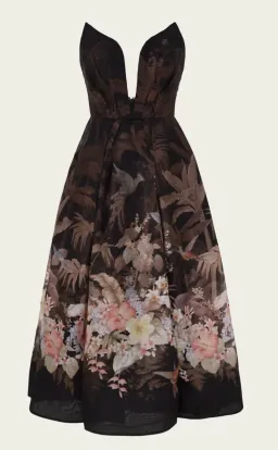 ZIMMERMANN ILLUMINATE DRAPED MIDI DRESS SIZE 3 for rent on The Volte - image 4