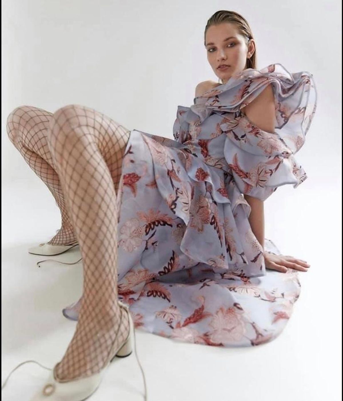 Thurley Folklore Frill Dress in size 8 - Image 3