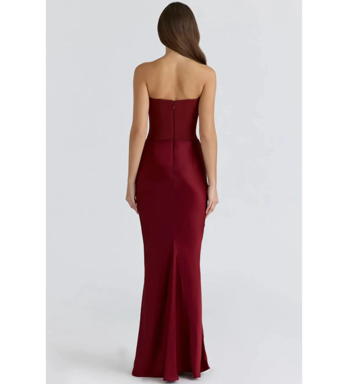 House of CB Persephone Dress in Wine Size XS/AU6 - Image 4