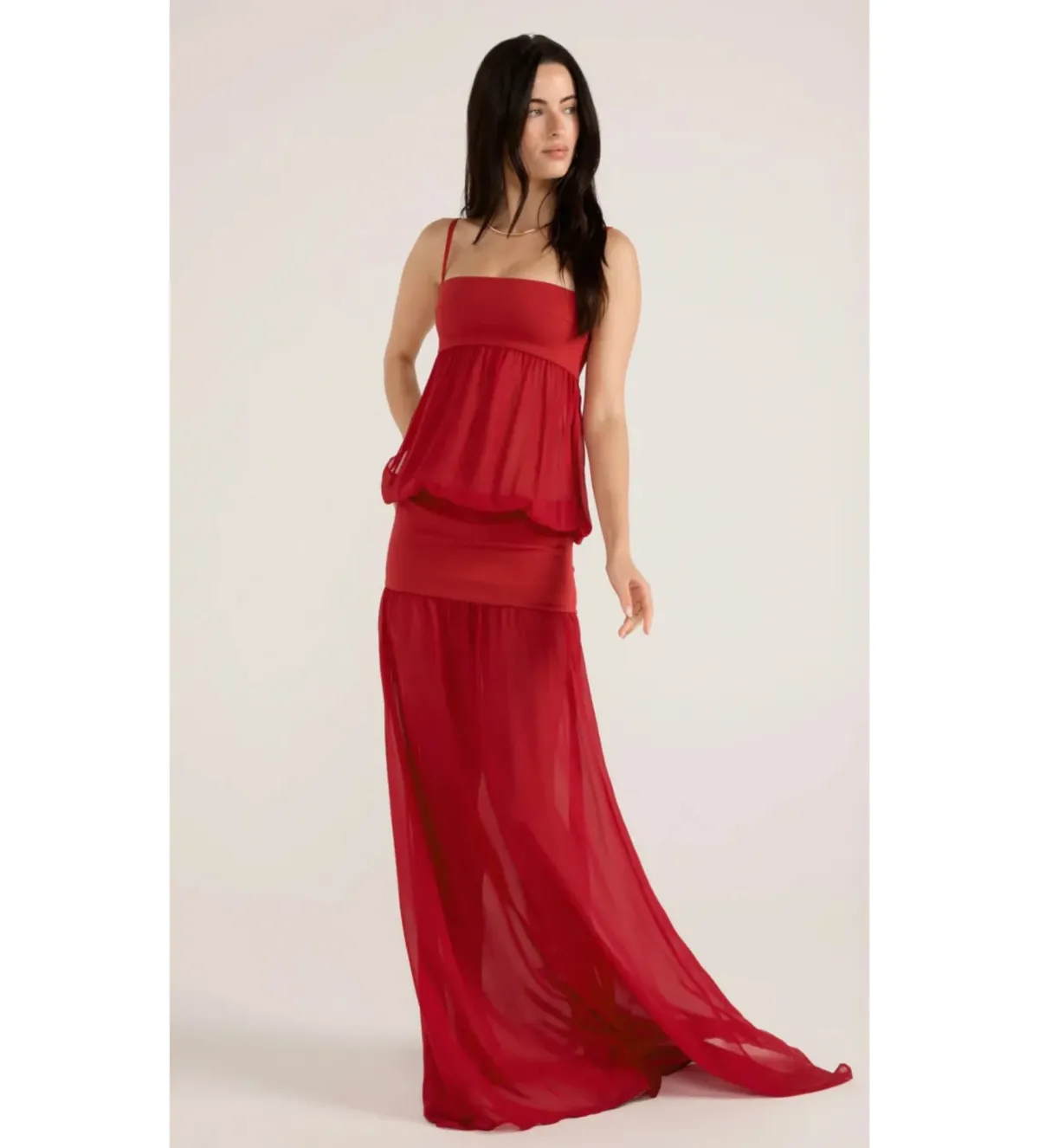Ance Gria Romeo Gown in Red Size XS/AU6 - Image 1