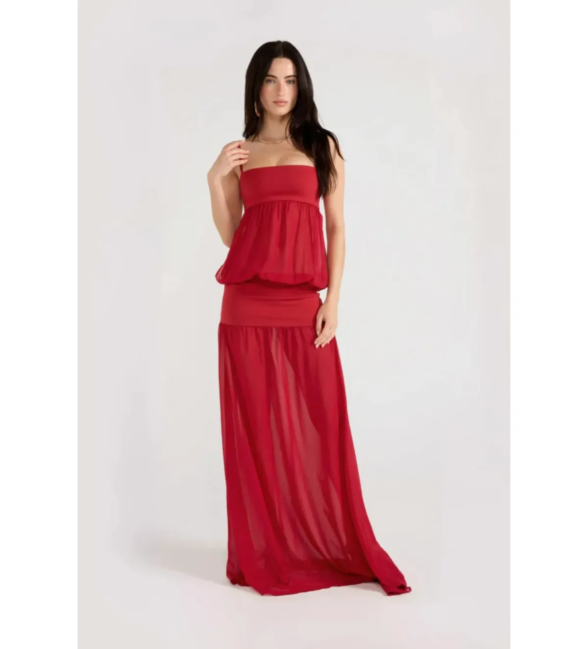 Ance Gria Romeo Gown in Red Size M/AU10 - Image 4