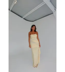 Natalie Rolt Miranda Gown in Yellow Size 2/AU10 for rent on The Volte - image 1