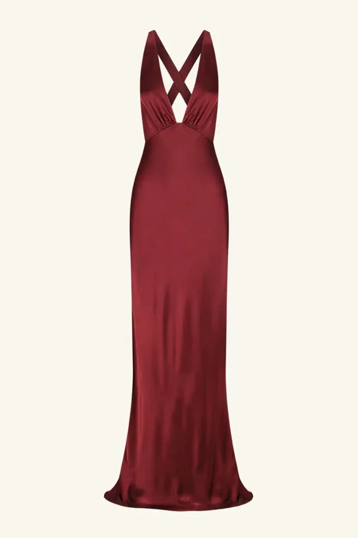 Shona Joy Elia Plunge Cross Back Maxi Dress - Image 1