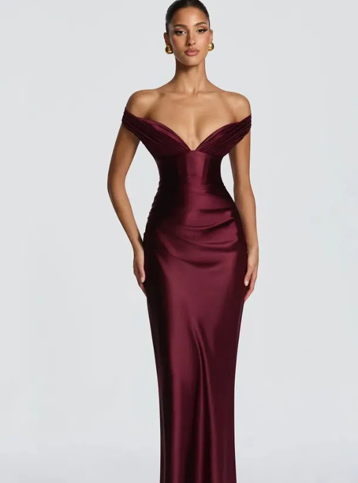 Babyboo Fashion Aurelia Maxi Dress Cherry Lacquer 8 - Image 1