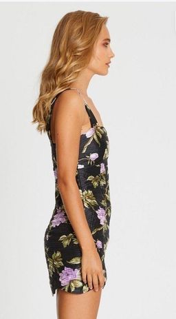 Alice McCall Wild Flowers Dress in black size 6 for rent on The Volte - image 3