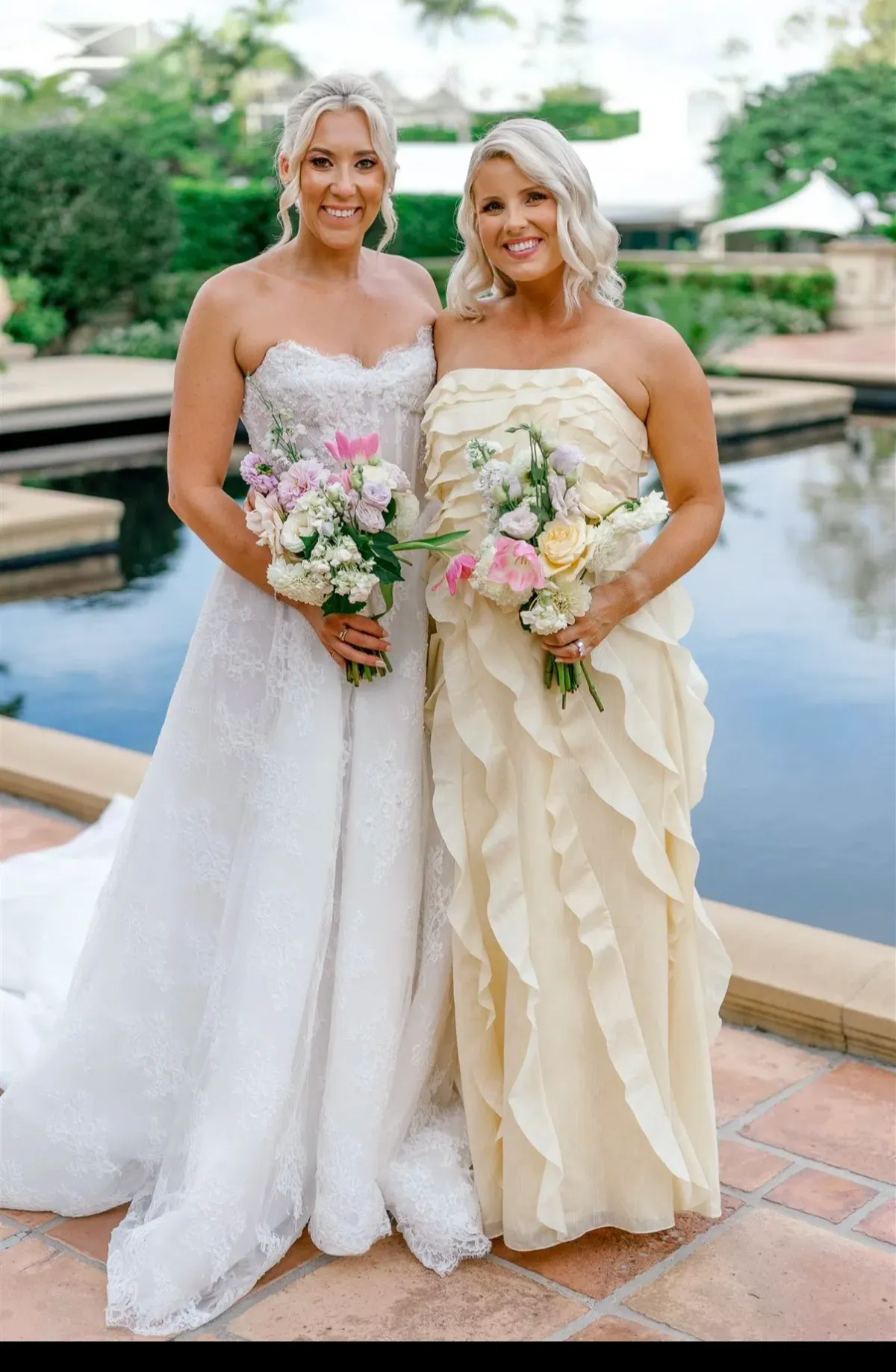 AJE ALLAIRIE GOWN IN BUTTER YELLOW SIZE AU12 - Image 4