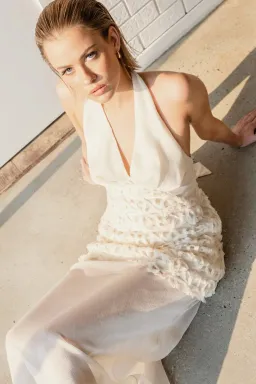 ONE FELL SWOOP - CLOE' DRESS - STAR JASMINE - SIZE M for rent on The Volte - image 5