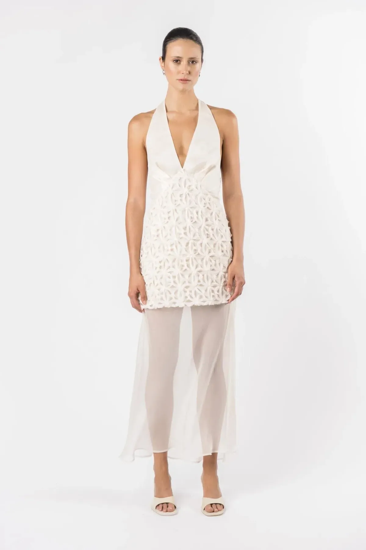 ONE FELL SWOOP - CLOE' DRESS - STAR JASMINE - SIZE M - Image 3