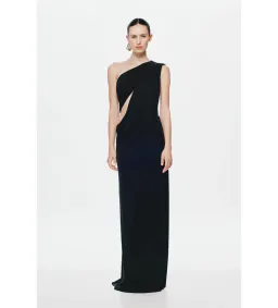 Misha Solstice Cupro Dress in Black Size S/AU8 for rent on The Volte - image 1